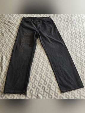 Uniqlo Mens Black Jeans